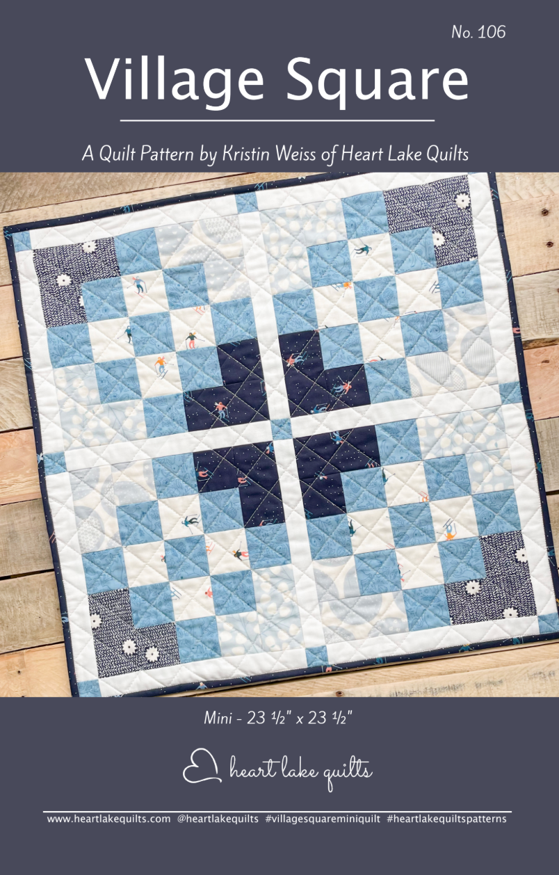Village Square Downloadable Pattern by Heart Lake Quilts