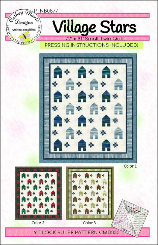 Village Stars Downloadable Pattern by Cathey Marie Designs