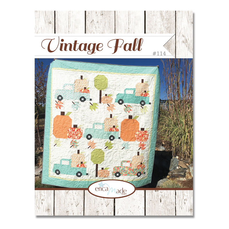 Vintage Fall Quilt Pattern by Confessions of a Homeschooler