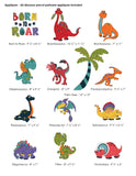 Born to Roar Applique Quilt Precut Pack by Whole Country Caboodle