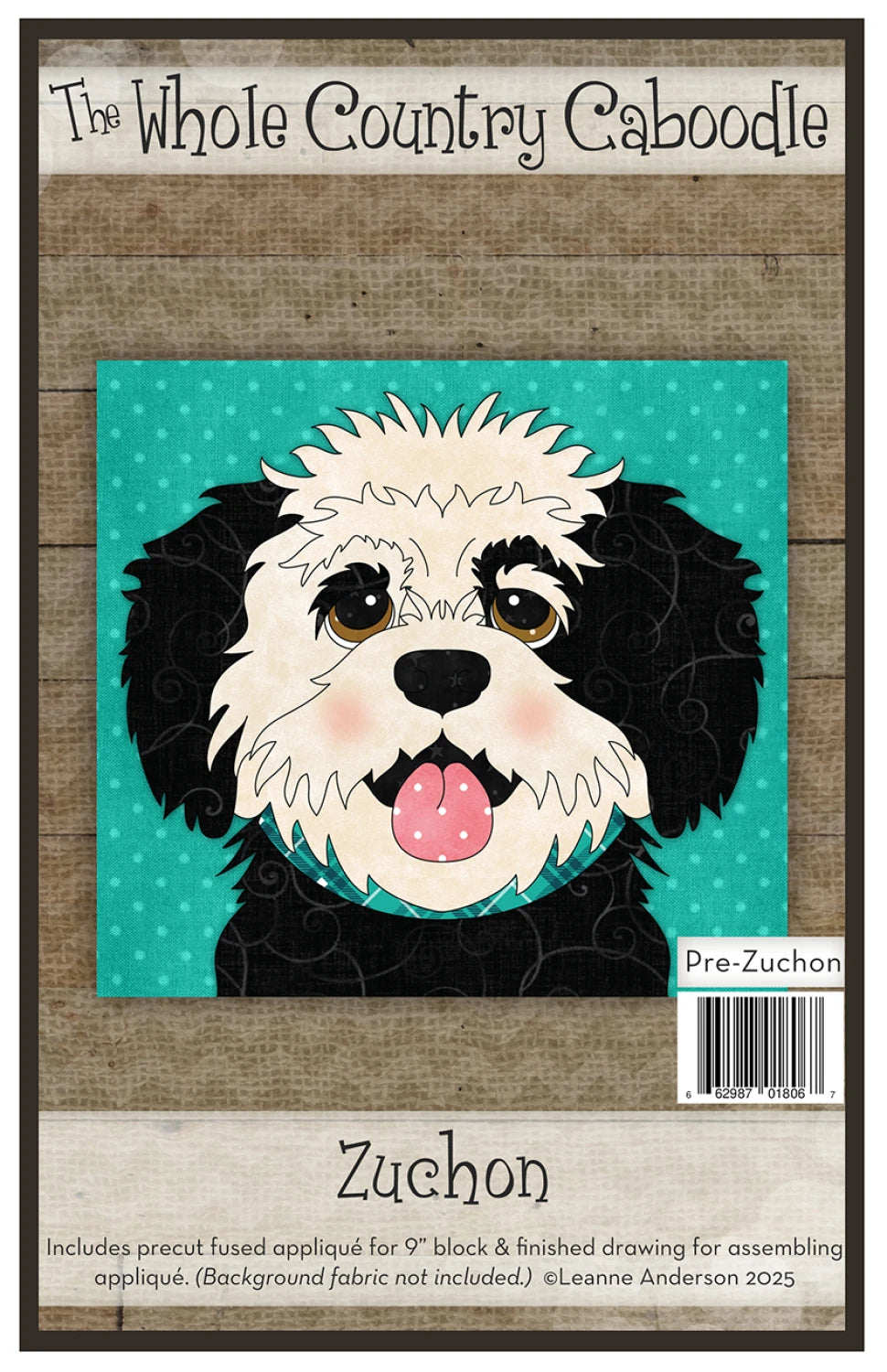 Zuchon Precut Fused Applique Pack by Whole Country Caboodle