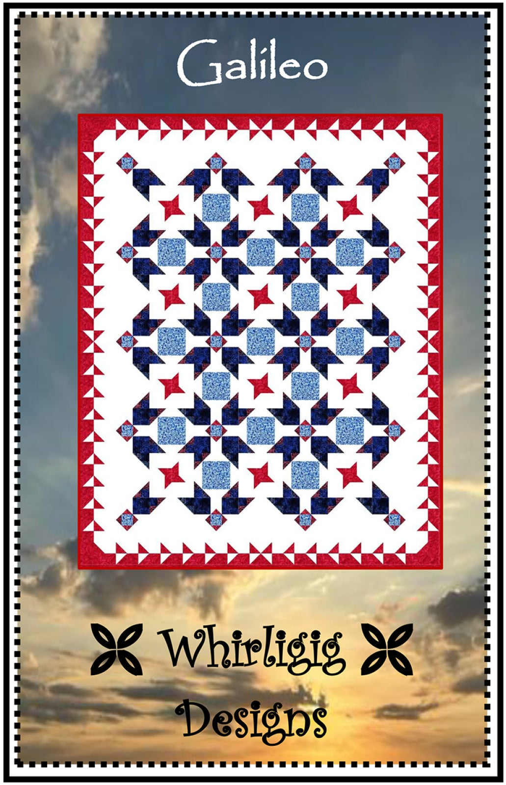 Galileo Quilt Pattern by Whirligig Designs
