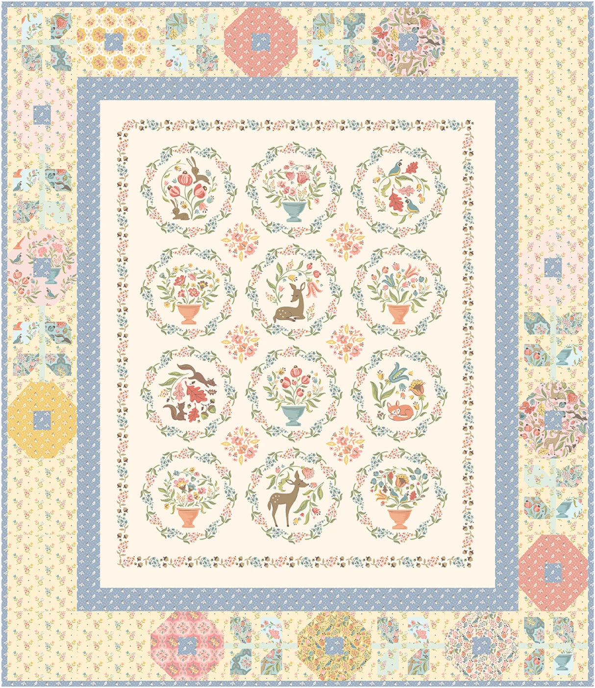 Quail Hallow Quilt Pattern by Poppie Cotton