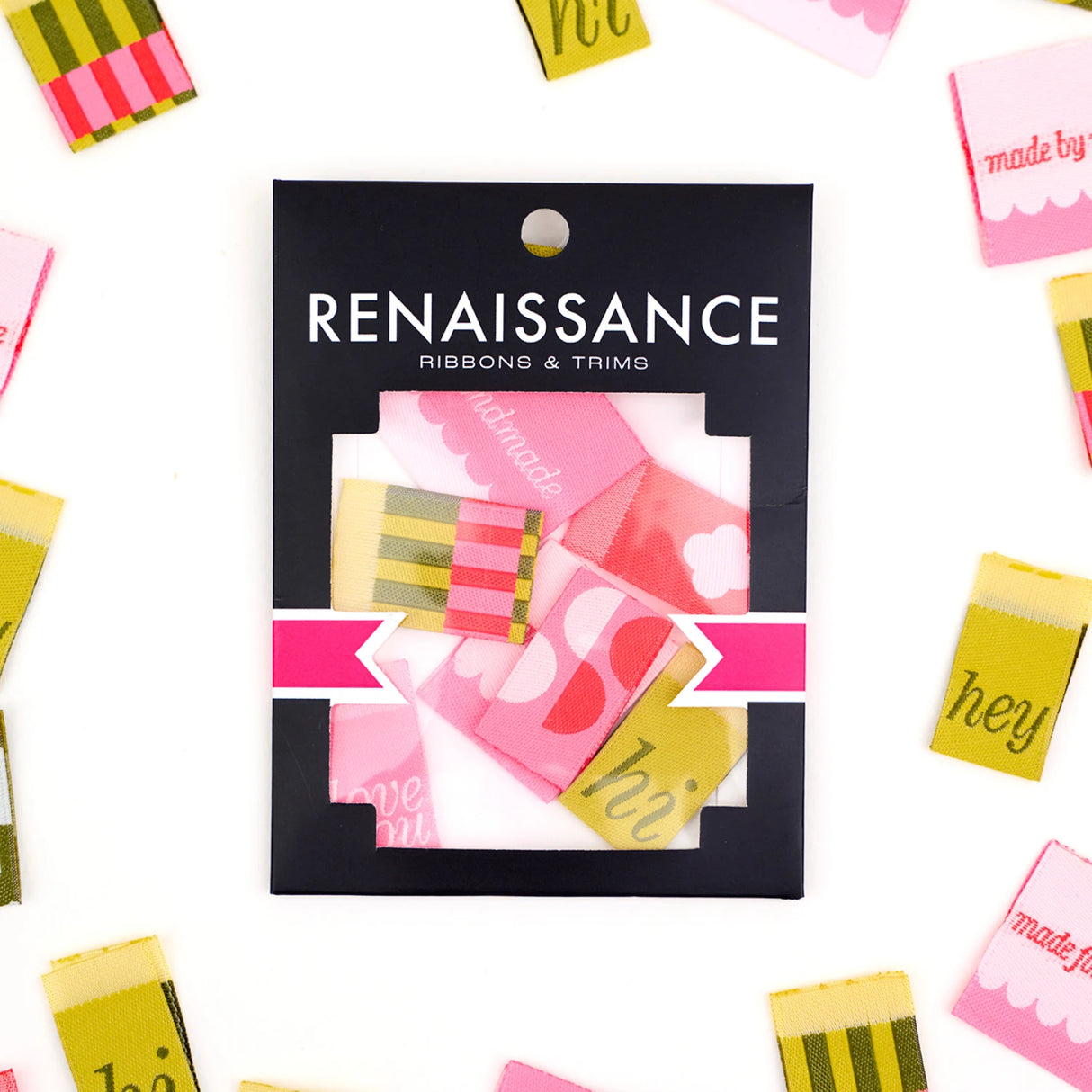 Love Notes Woven Label Pack by Renaissance Ribbons Inc