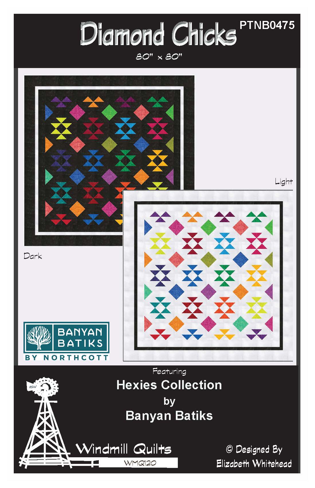 Diamond Chicks Downloadable Pattern by Windmill Quilts