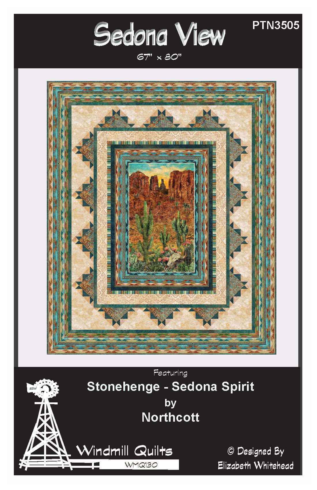 Sedona View Downloadable Pattern by Windmill Quilts