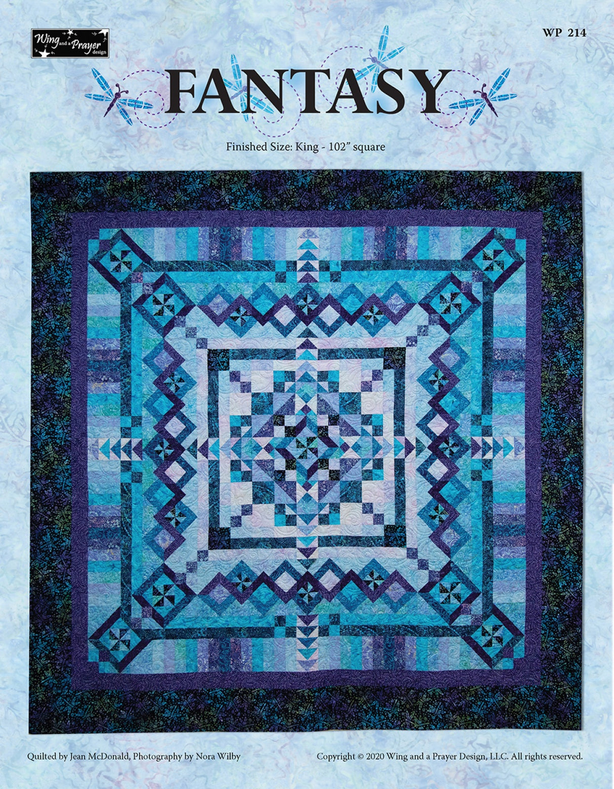 Fantasy Quilt Pattern by Wing and a Prayer Design