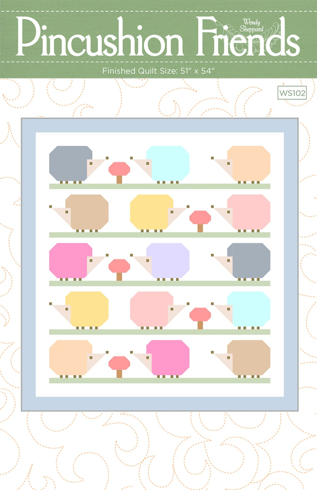 Pincushion Friends Quilt Pattern by Wendy Sheppard