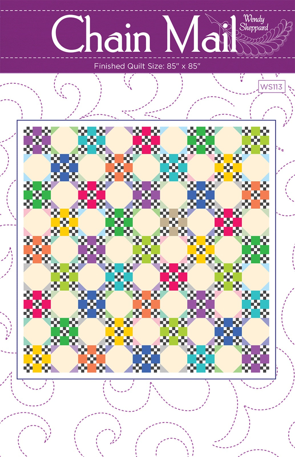 Chain Mail Quilt Pattern by Wendy Sheppard