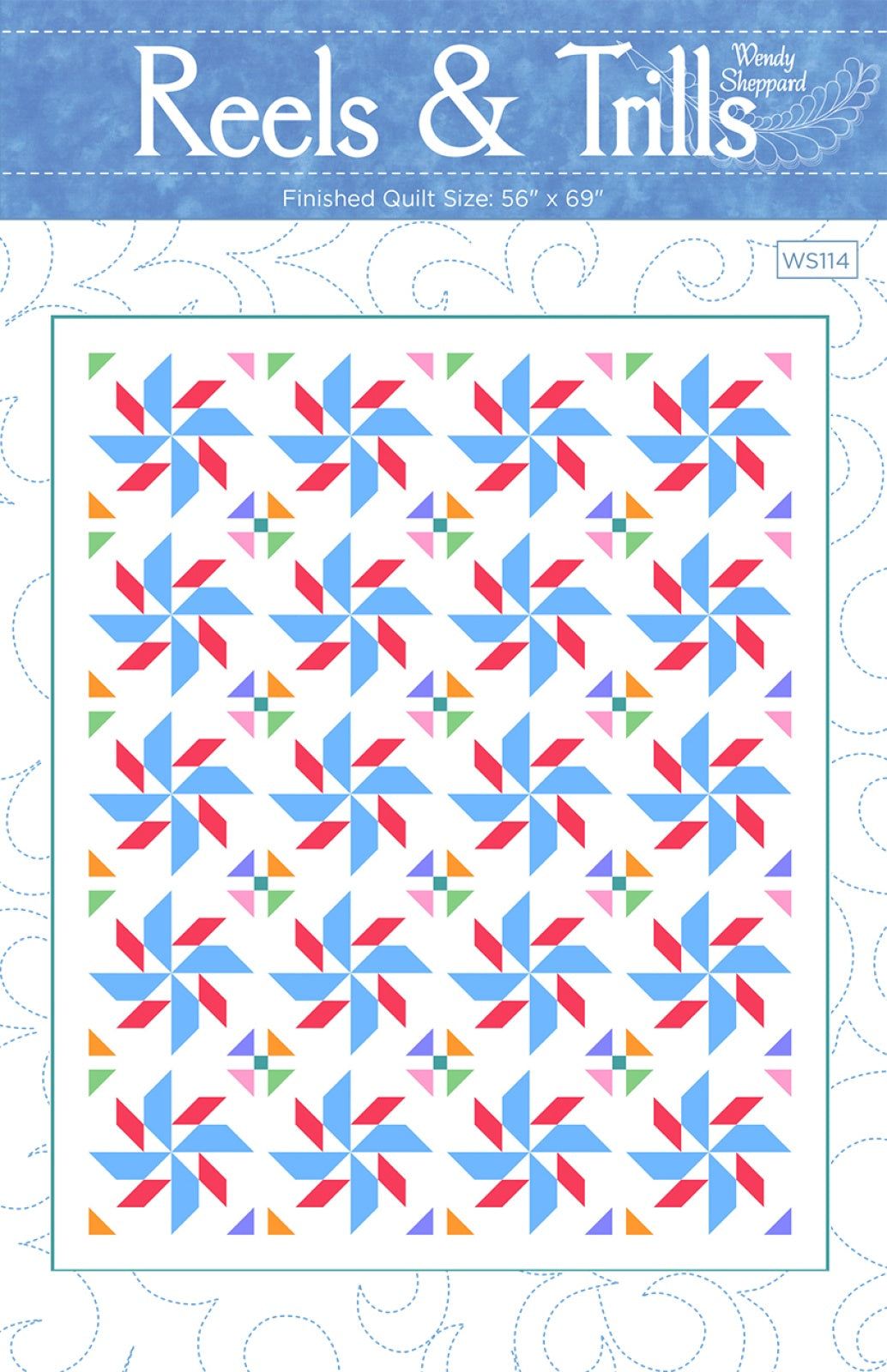 Reels & Trills Quilt Pattern by Wendy Sheppard