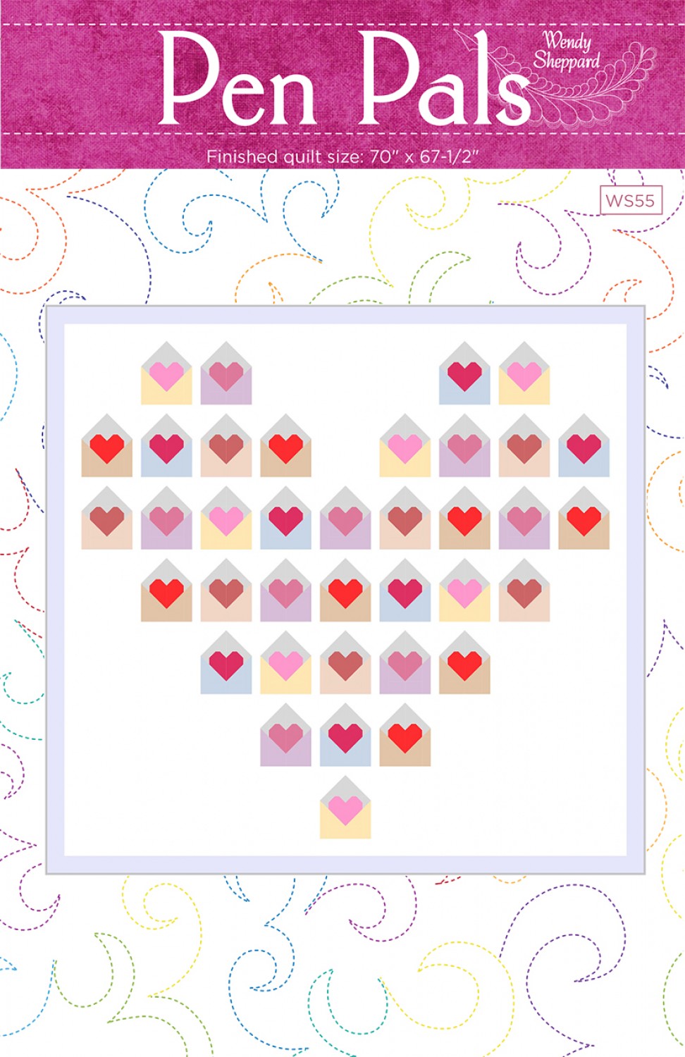 Pen Pals Quilt Pattern by Wendy Sheppard