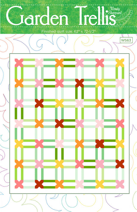 Garden Trellis Quilt Pattern by Wendy Sheppard