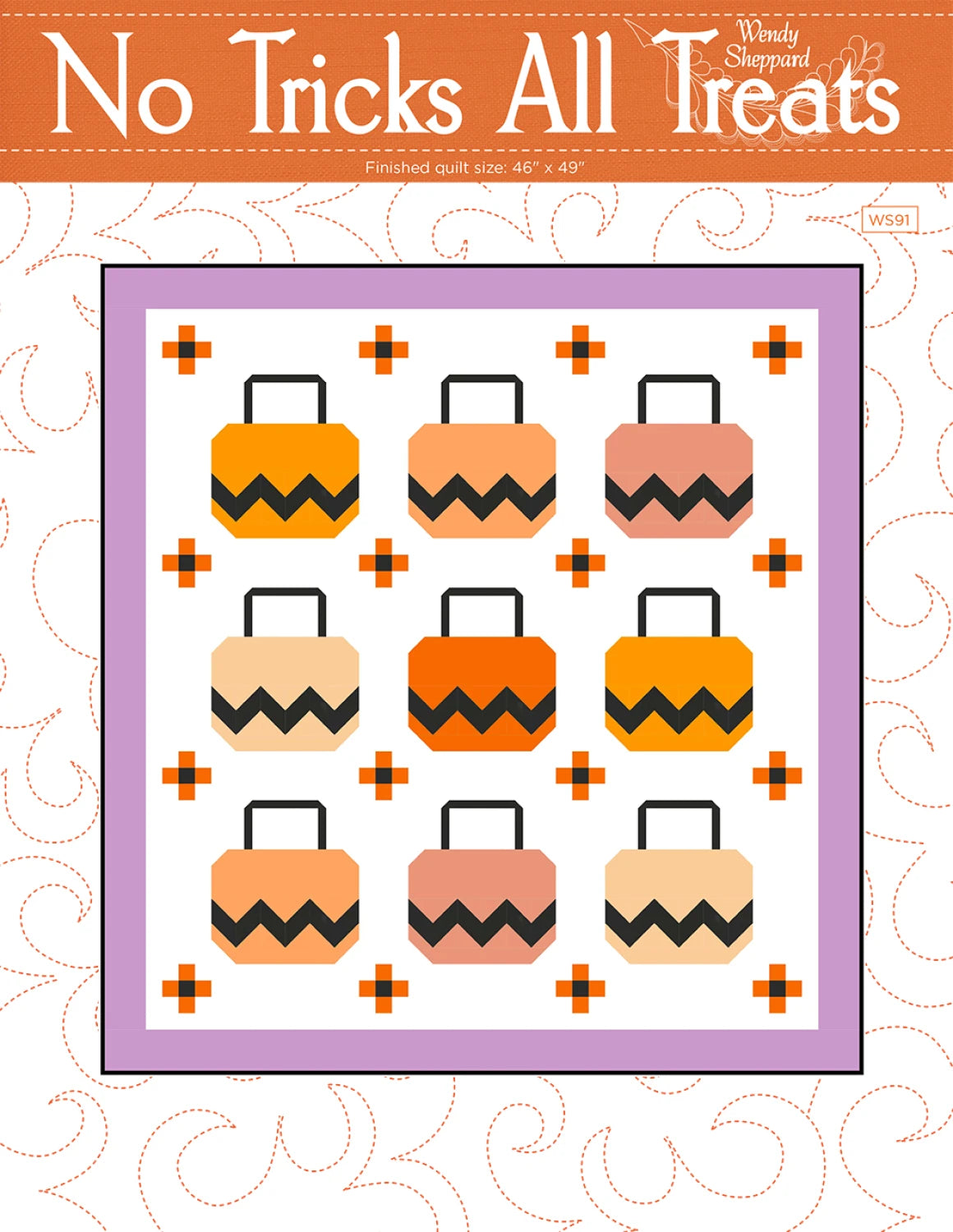 No Tricks All Treats Quilt Pattern by Wendy Sheppard