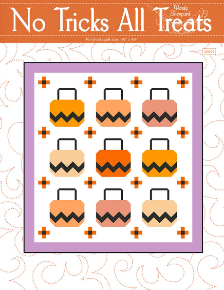 No Tricks All Treats Quilt Pattern by Wendy Sheppard