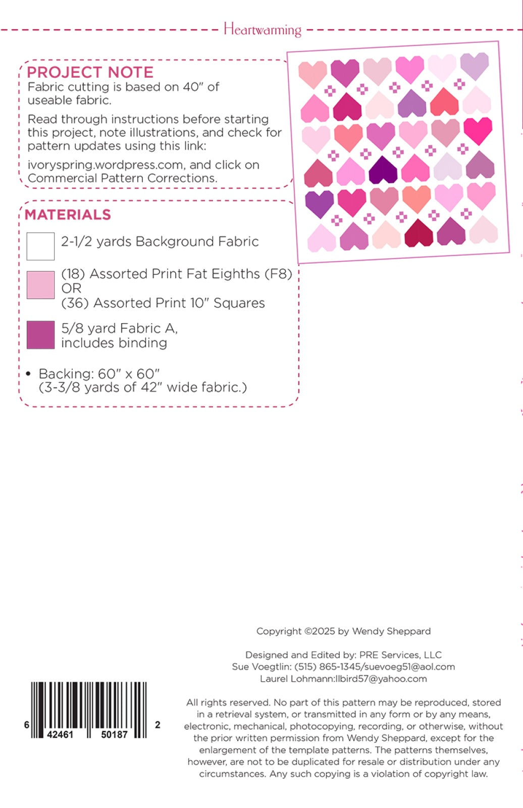 Heartwarming Quilt Pattern