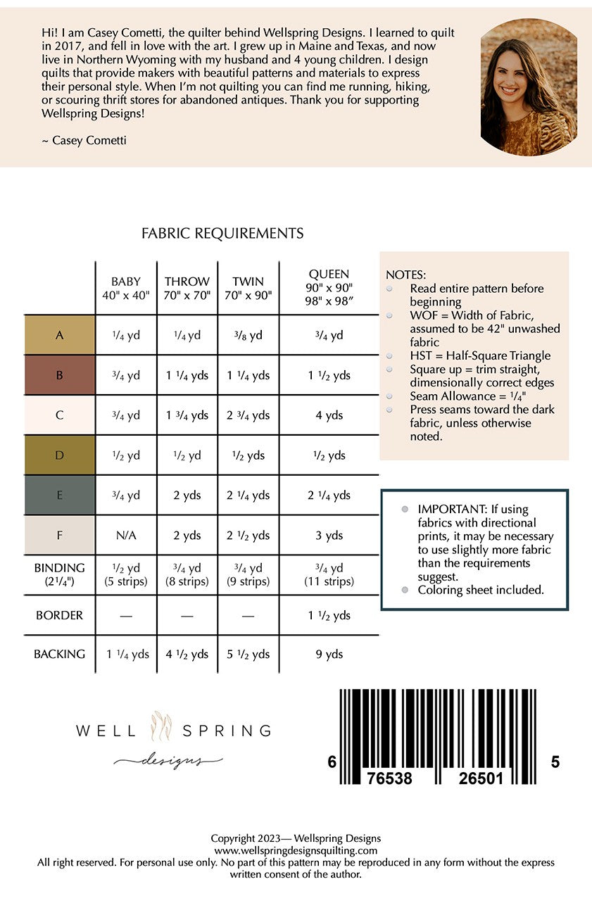 Twinkle Little Star Quilt Pattern