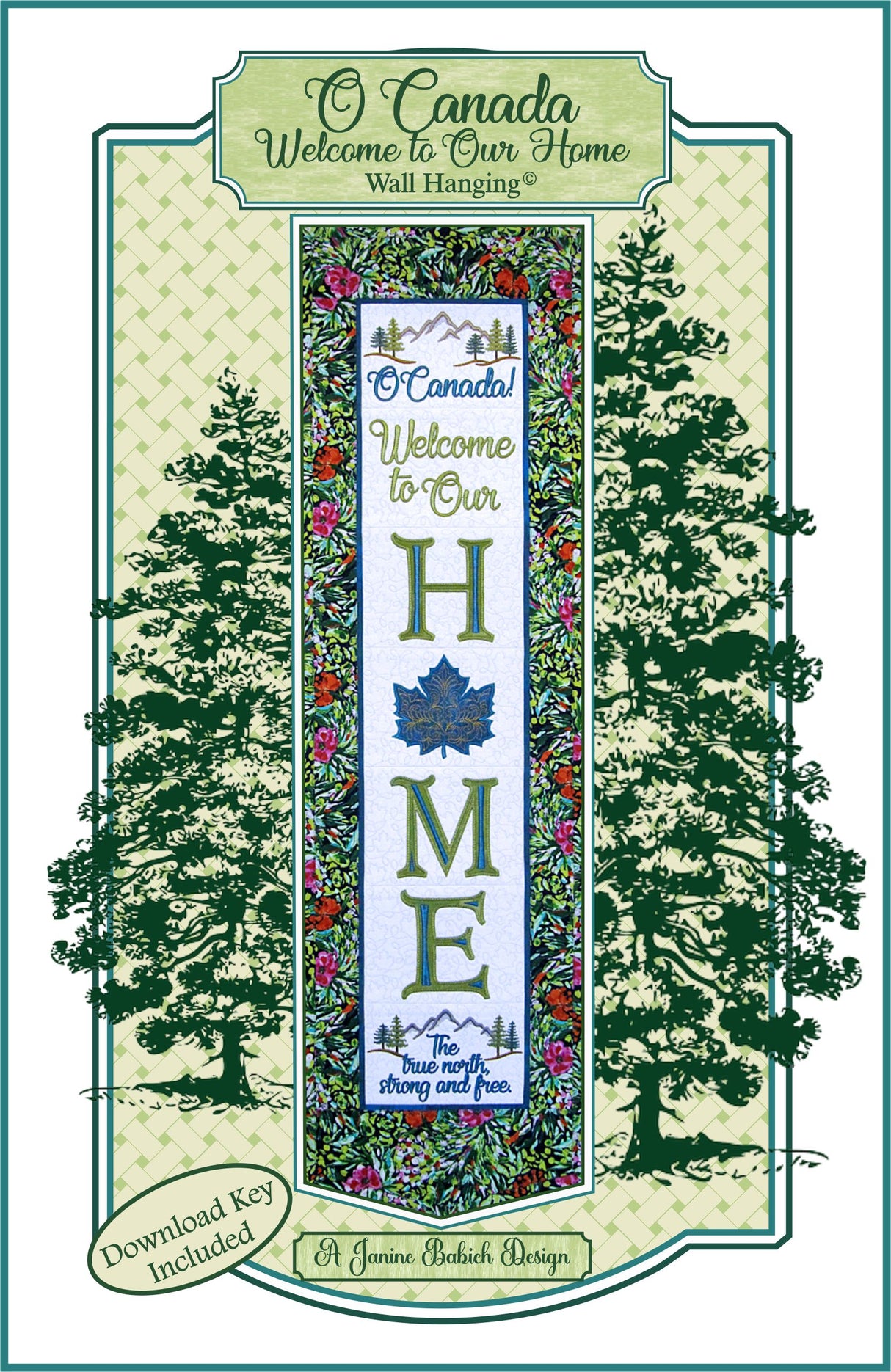 O Canada Downloadable Pattern by Janine Babich Designs