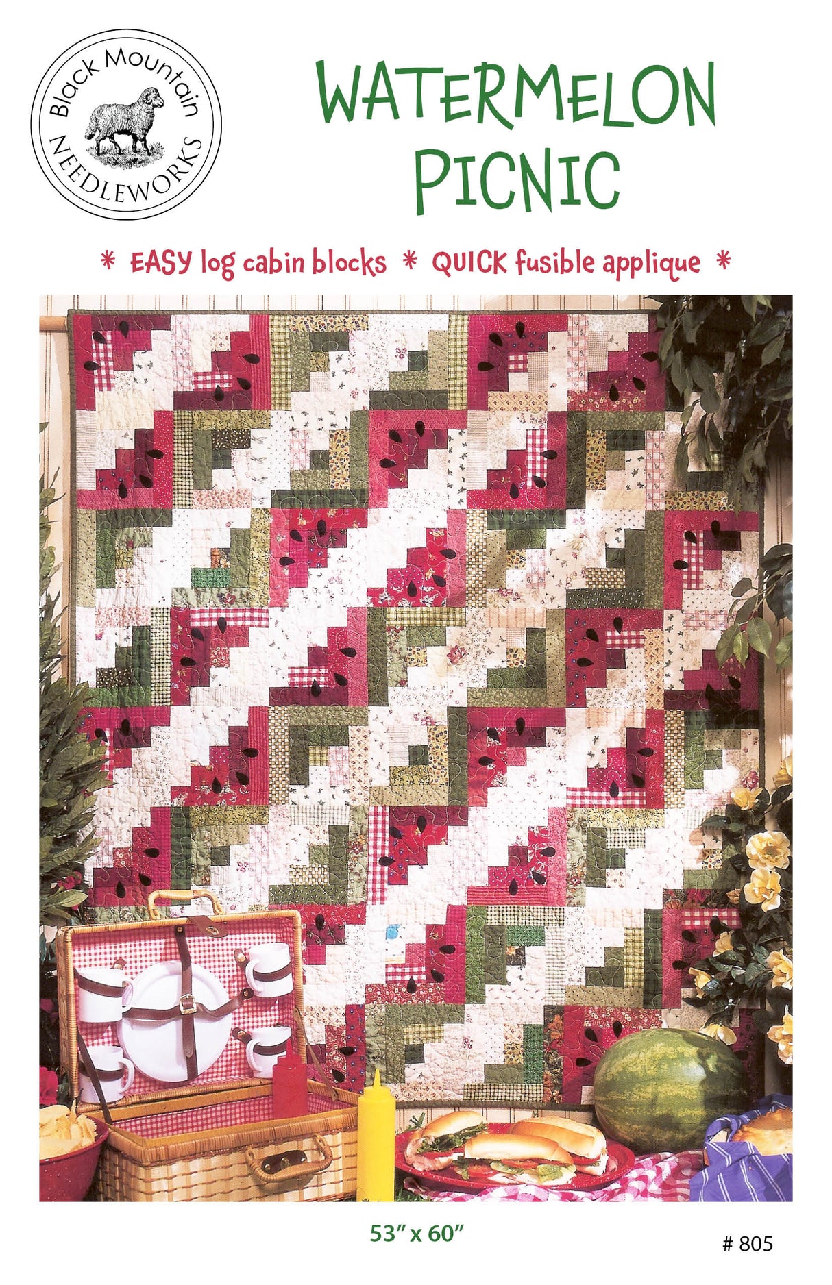 Watermelon Picnic Quilt Pattern