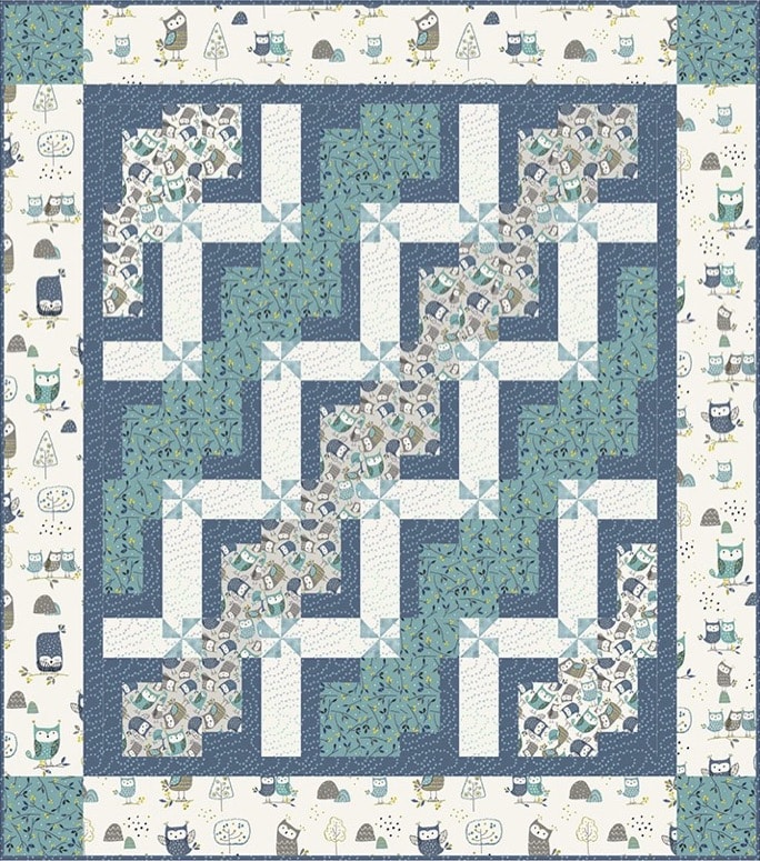 What a Hoot Garden Downloadable Pattern by Pine Tree Country Quilts