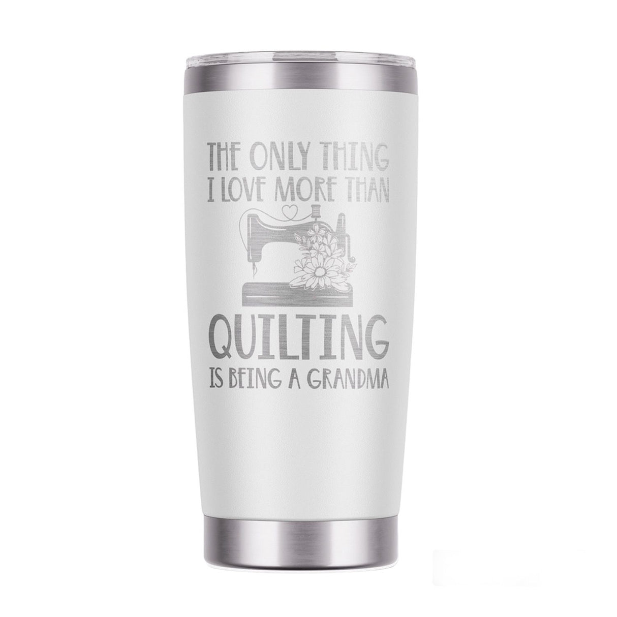 Quilting Grandma Tumbler