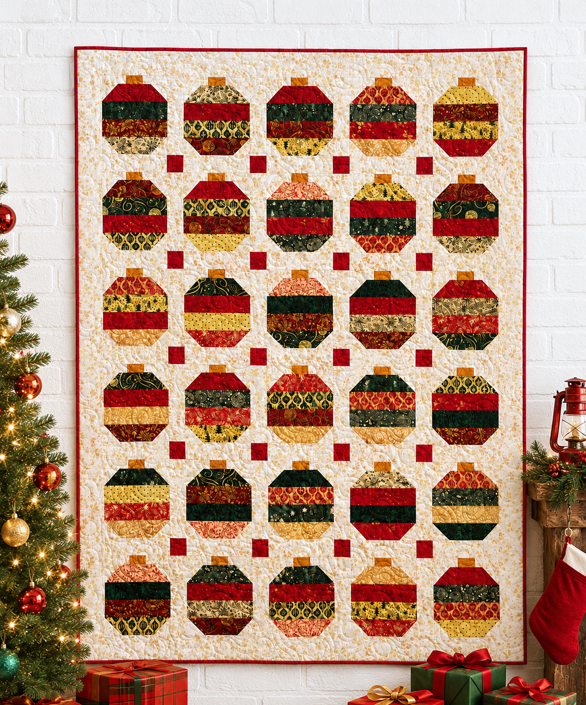 Christmas Join Downloadable Pattern by Cuddle Cat Quiltworks