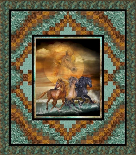 Wild Beauty Downloadable Pattern by Pine Tree Country Quilts