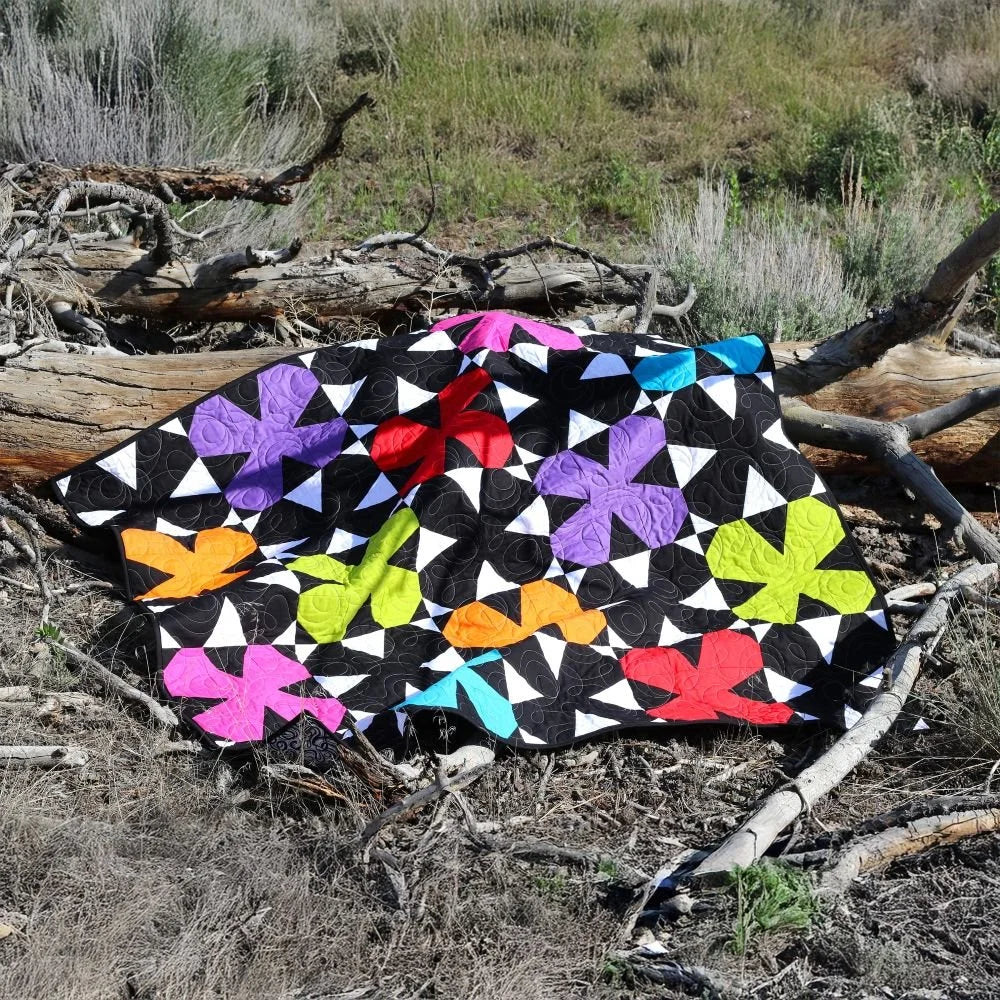 Wild Wallflowers Downloadable Pattern by Staci W Quilts