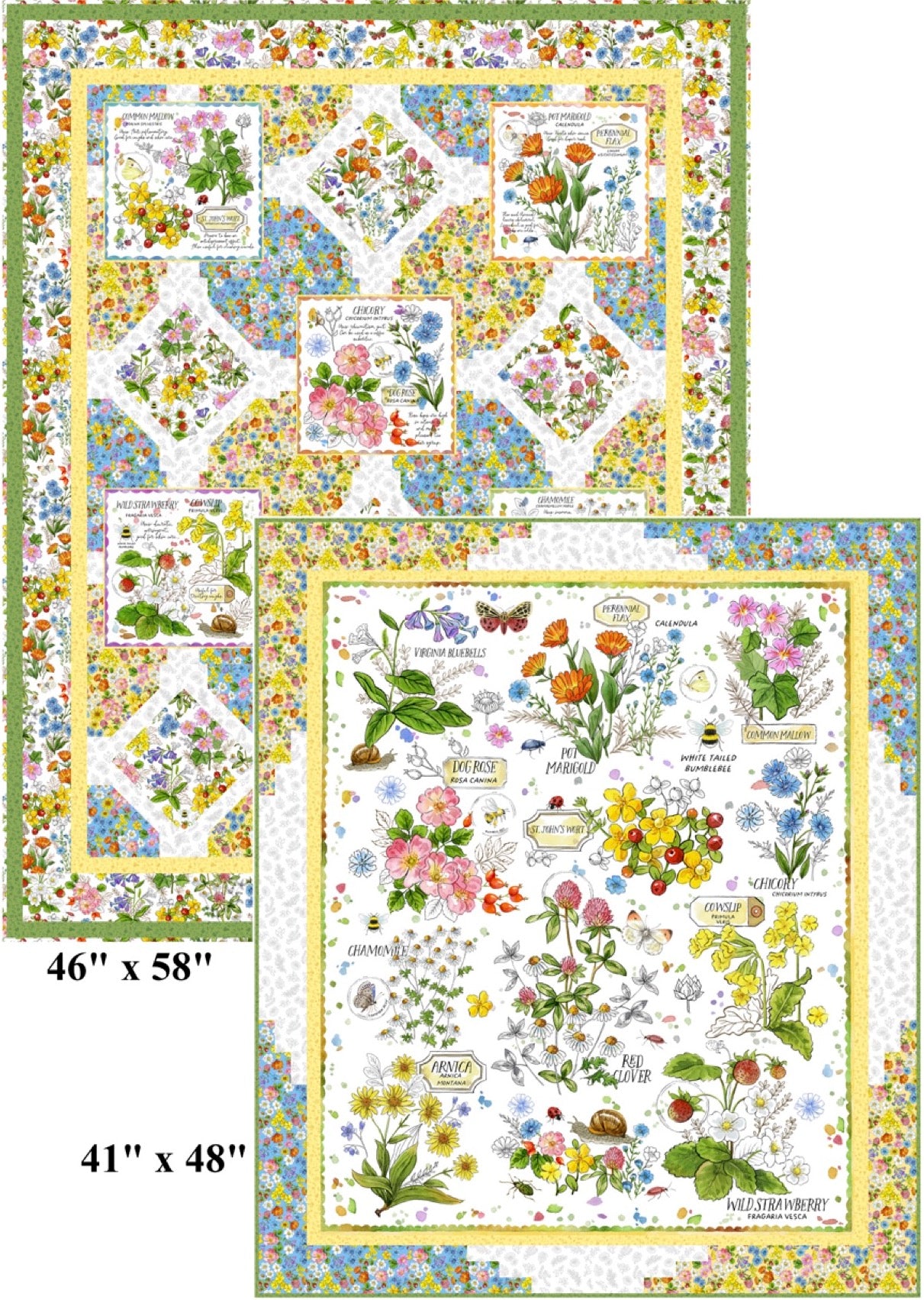 Wildflower Garden Downloadable Pattern by Pine Tree Country Quilts