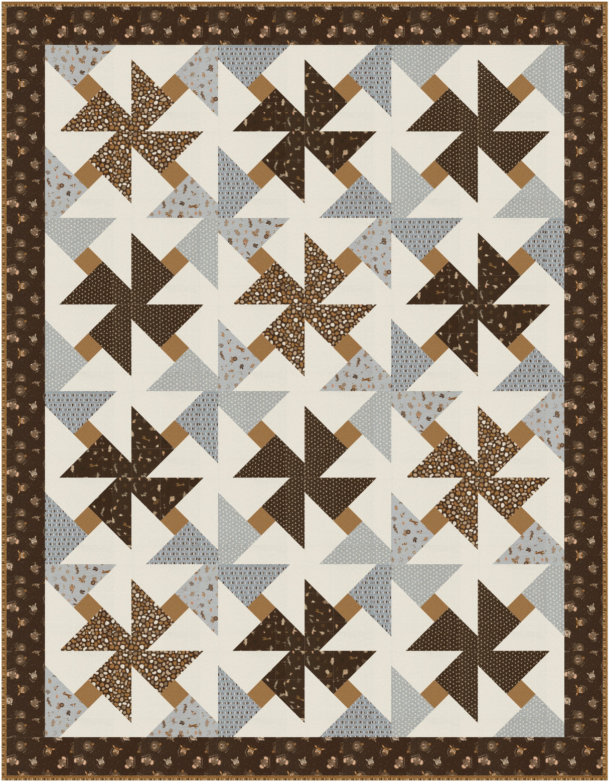 Wildly Cute Pinwheels Downloadable Pattern By Needle In A Hayes Stack