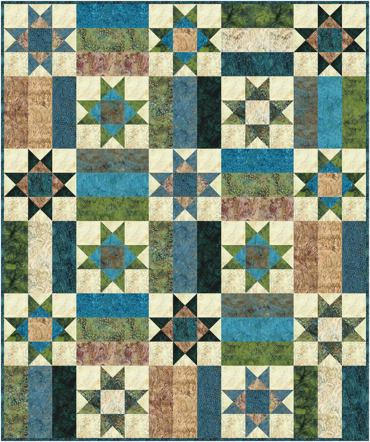 Willow Stars Downloadable Pattern by Needle In A Hayes Stack