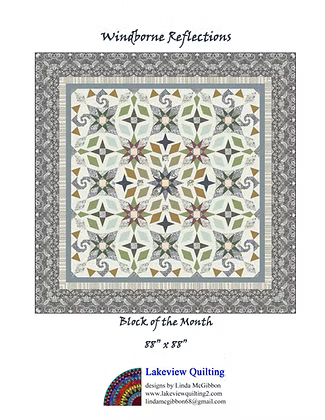Windborne Reflections Downloadable Pattern by Lakeview Quilting