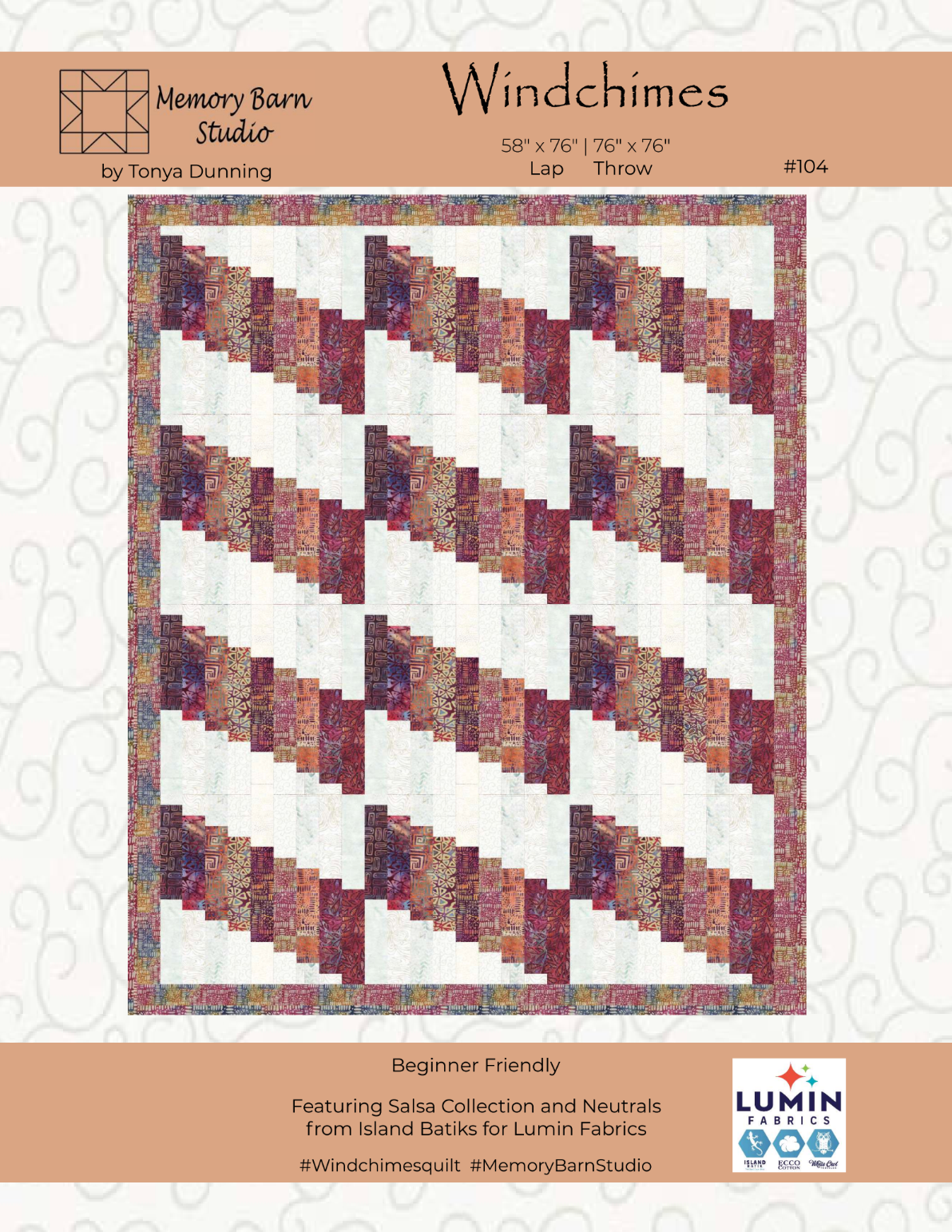 Windchimes Downloadable Pattern by Memory Bard Studio