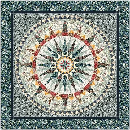 Windrose Downloadable Pattern by Lakeview Quilting