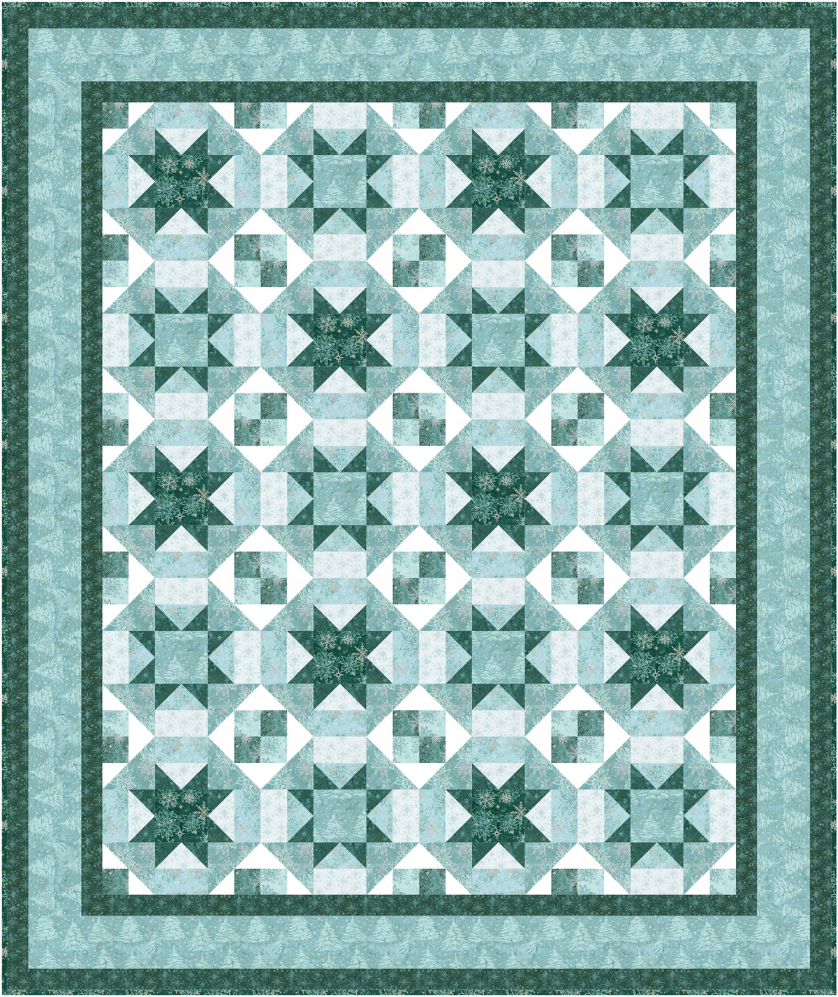 Winter Sparkle Downloadable Pattern by Needle In A Hayes Stack
