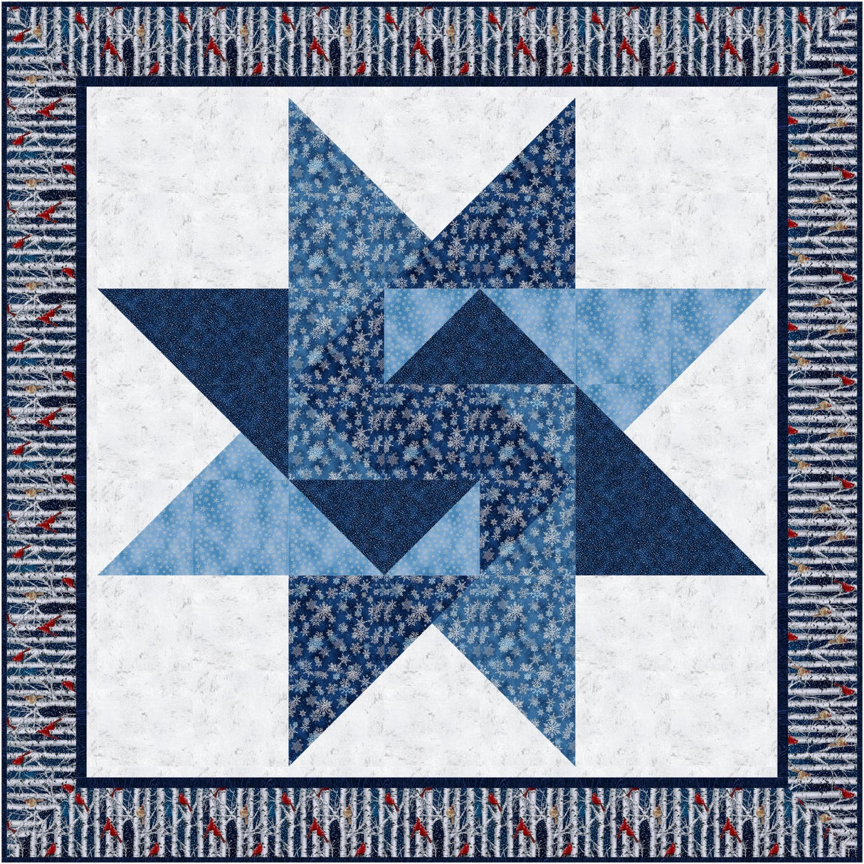 Winter Star Downloadable Pattern by Needle In A Hayes Stack