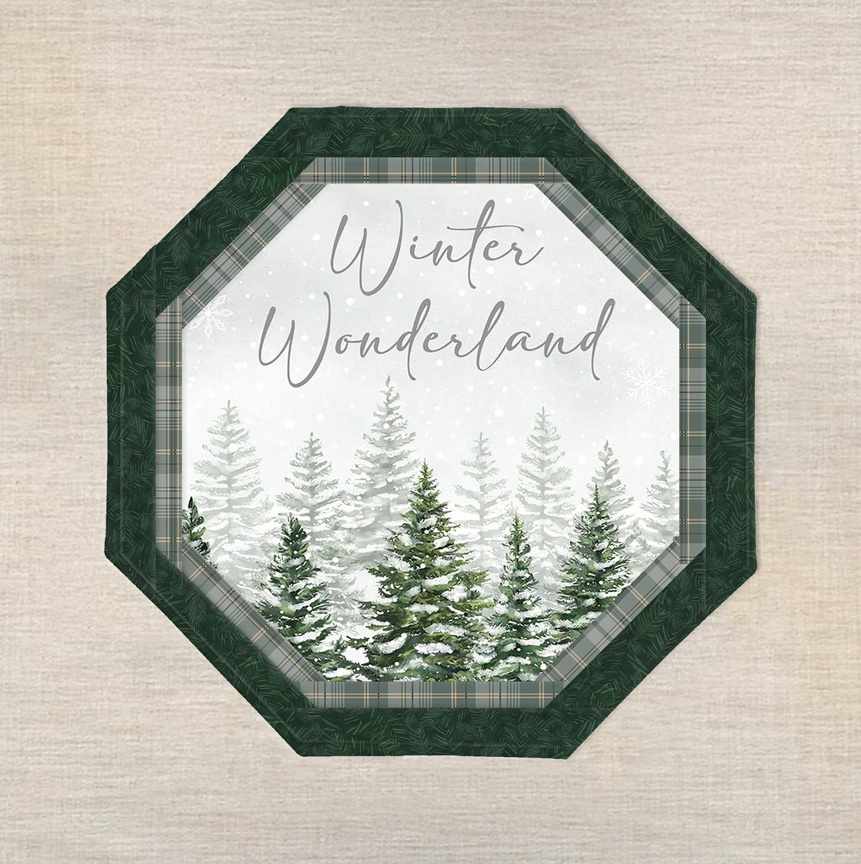 Playing With Panels Table Topper Downloadable Pattern by J. Minnis Designs