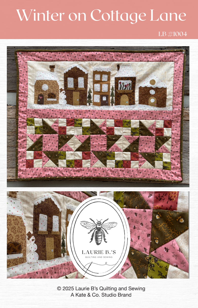 Winter on Cottage Lane Downloadable Pattern by Kate and Co.