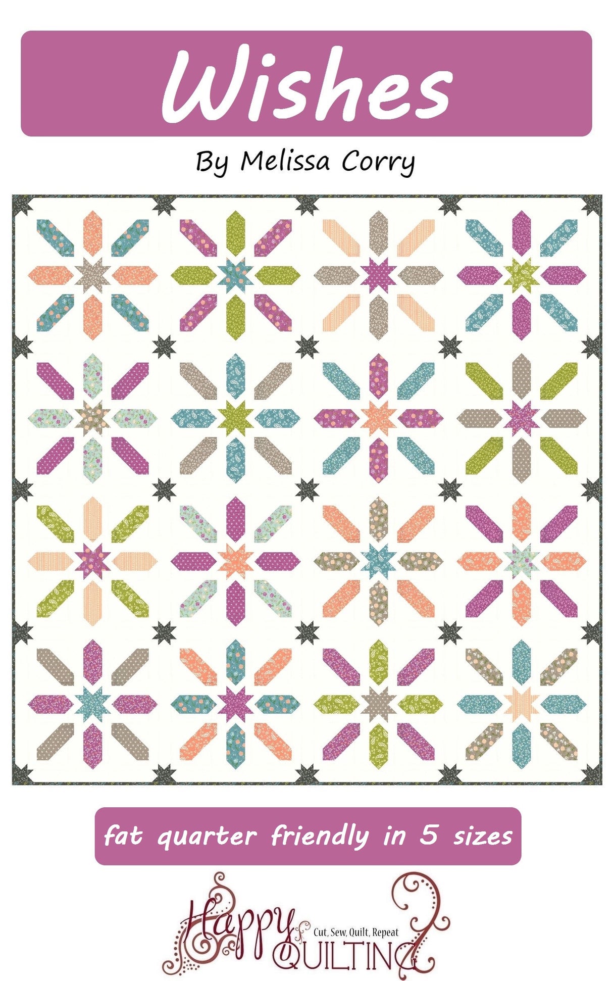 Wishes Downloadable Pattern by Happy Quilting Melissa Corry