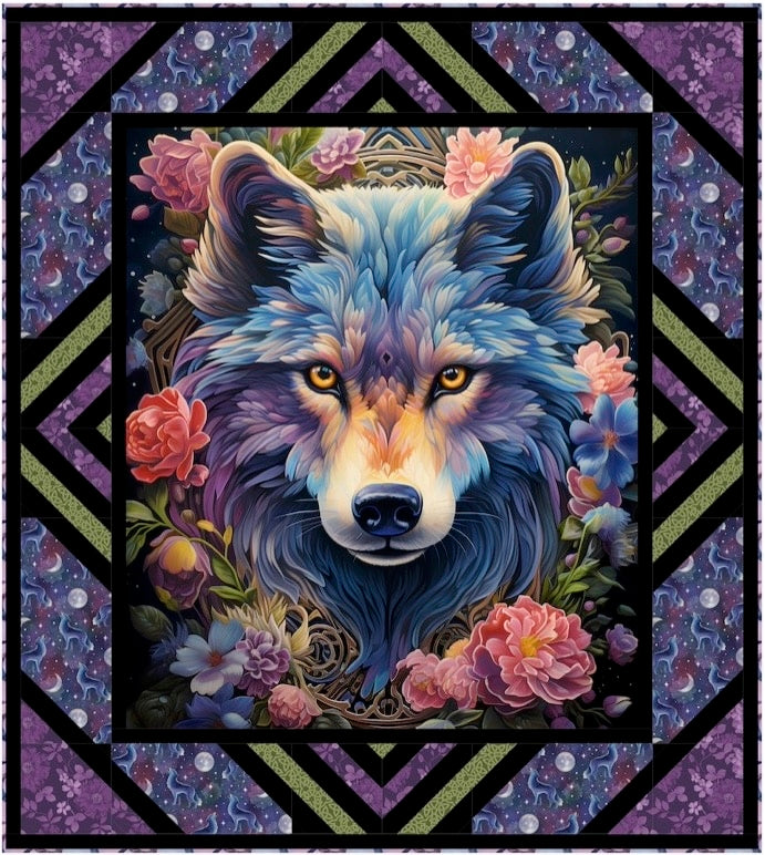 Wolf Moon Downloadable Pattern by Pine Tree Country Quilts