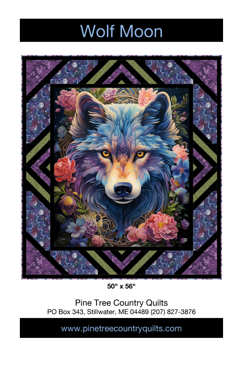 Wolf Moon Downloadable Pattern by Pine Tree Country Quilts