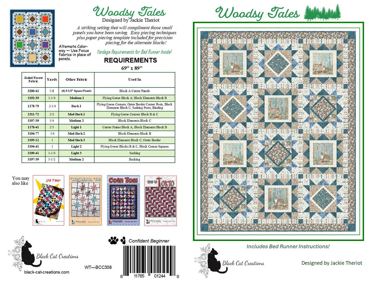 Woodsy Tales Downloadable Pattern by Black Cat Creations