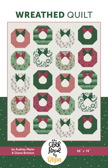 Wreathed Quilt Downloadable Pattern by Cloth Parcel