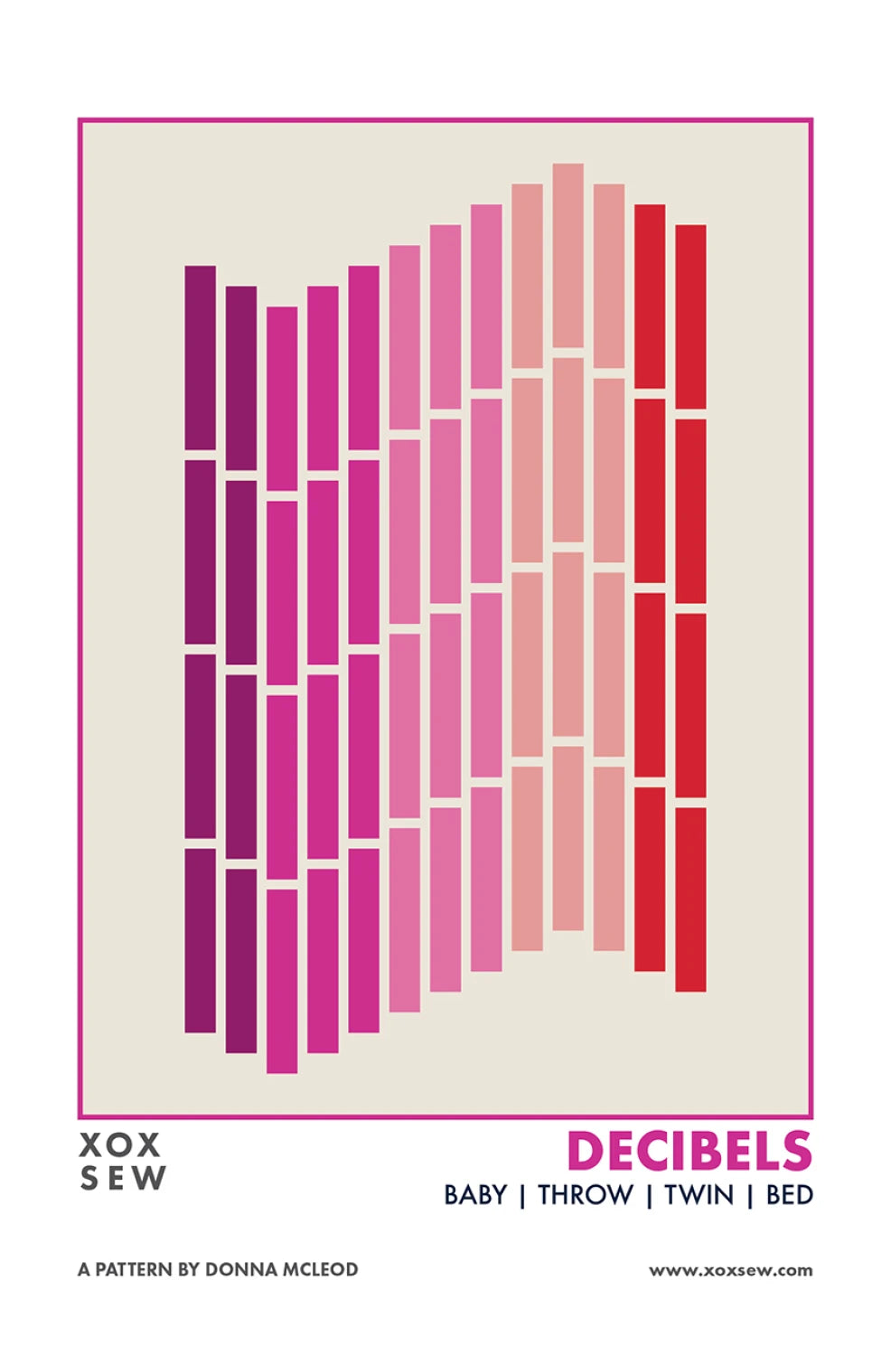 Decibels Quilt Pattern by XOXSEW