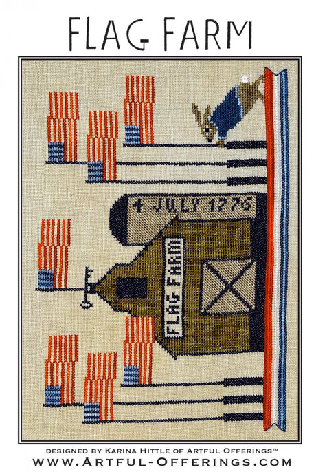Flag Farm Pattern by Artful Offerings