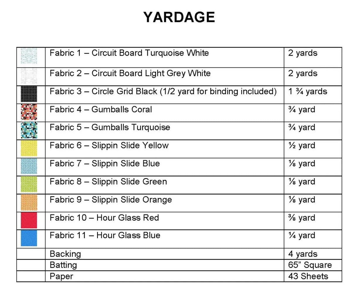 Back of the Fandemonium Downloadable Pattern by Nancy Messuri Designs