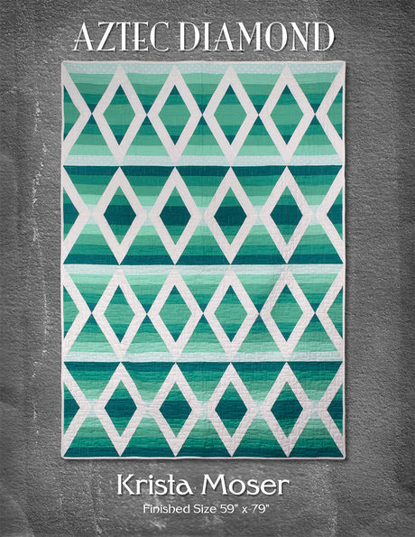 Aztec Diamond Downloadable Pattern by Krista Moser, The Quilted Life