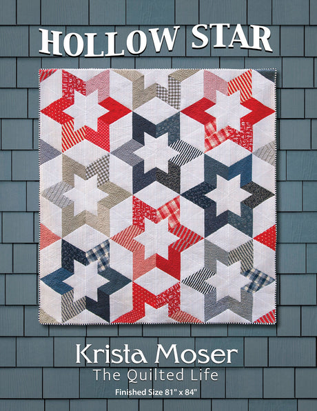 Hollow Star Downloadable Pattern by Krista Moser, The Quilted Life