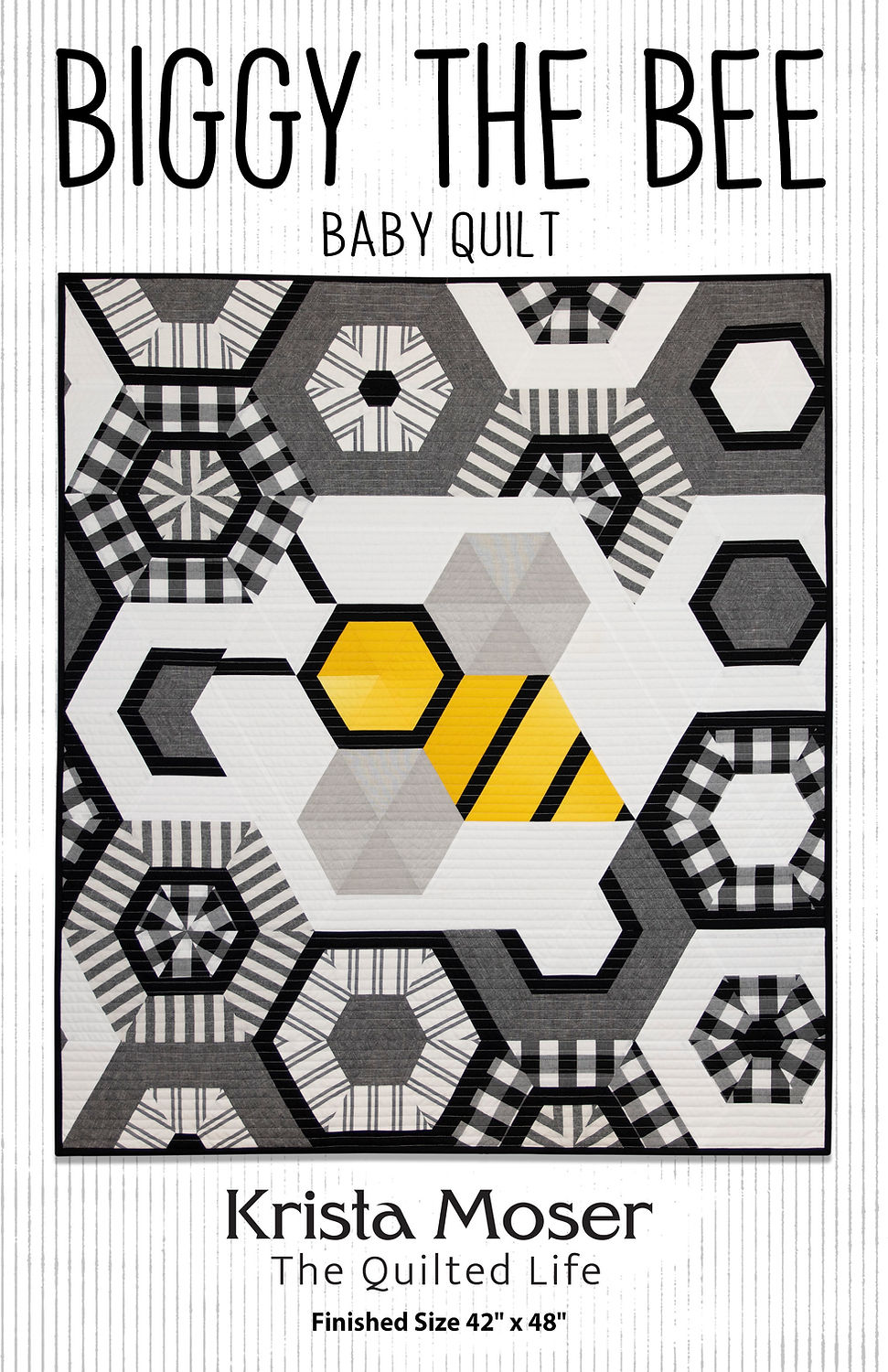 Biggy the Bee Downloadable Pattern by Krista Moser, The Quilted Life
