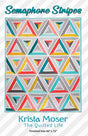Semaphore Stripes Downloadable Pattern by Krista Moser, The Quilted Life