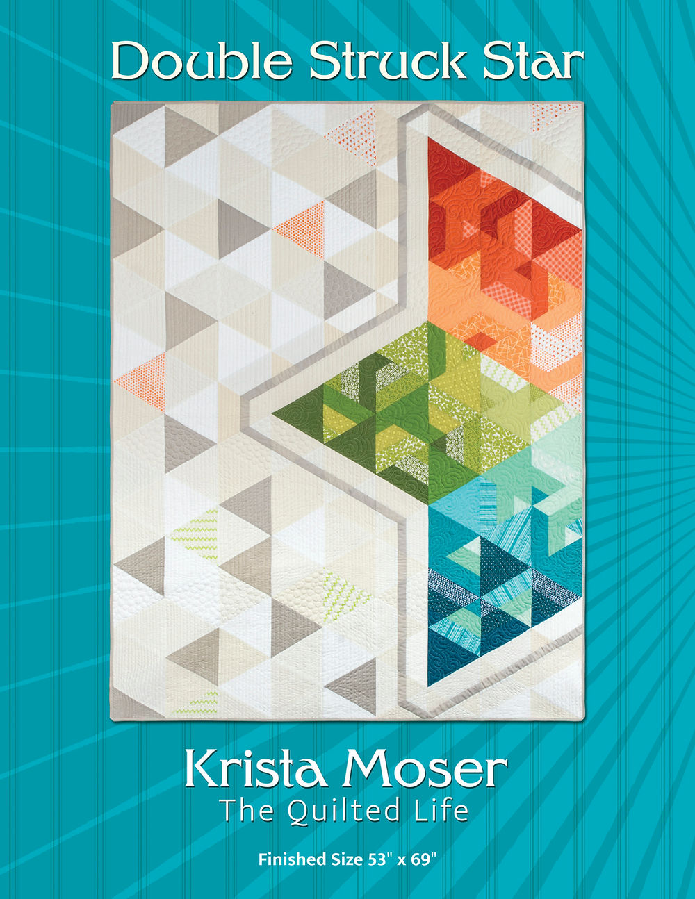Double Struck Star Downloadable Pattern by Krista Moser, The Quilted Life